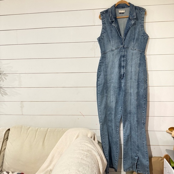 NWOT free people CRVY Ring The Alarm One-Piece jumpsuit - Picture 16 of 16